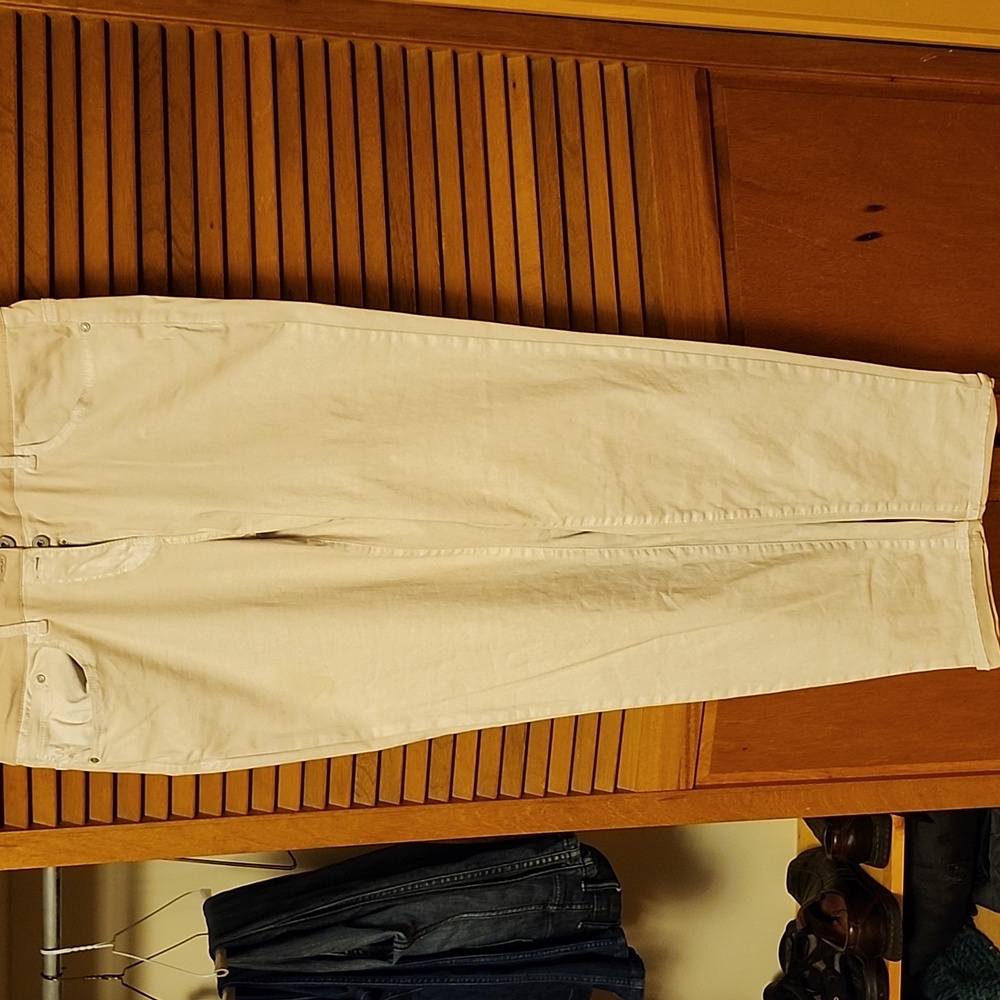 Sandwich Cream Skinny Pants
